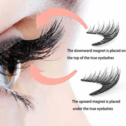 3D Magnetic Eyelashes Kit with Tweezers - Urbizia