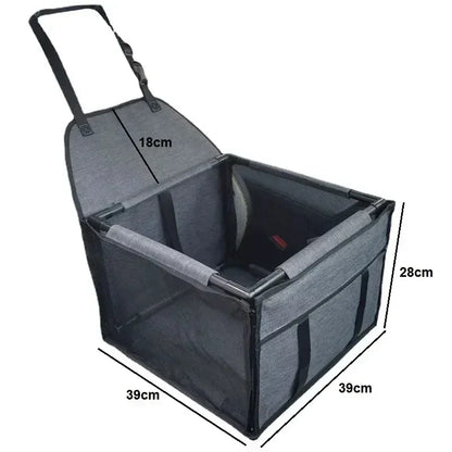 Travel Dog Car Seat Cover Waterproof Pet Dog Carriers Bag Cat Transport Hammock Dog Car Seat Basket for Small Medium Dogs - Urbizia