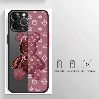Robot Bear Shockproof Bumper Case for iPhone