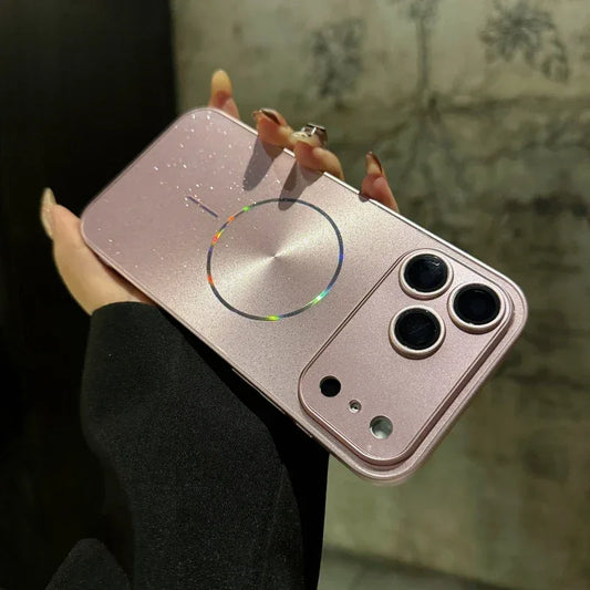 Magnetic Glitter Aurora MagSafe Case for iPhone