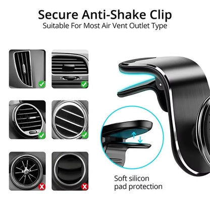 Magnetic Car Phone Holder Stand Air Vent Magnet Car Mount GPS Smartphone Mobile Support In Car Bracket for iPhone Samsung Xiaom