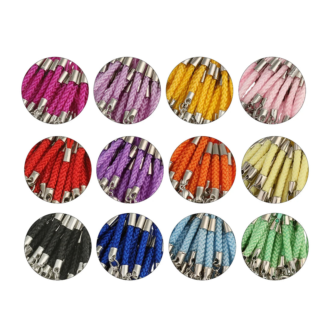 10/20pcs Keychain Rope with Lobster Clasp Jump Rings Lanyard Lariat Strap Cord For DIY Phone Case Decoration Making Supplies