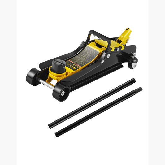 SucceBuy 2.5 Ton Floor Hydraulic Jack Pneumatic Low Profile Floor Jack Heavy-Duty Steel Floor Jacks with Single Piston Lift Pump