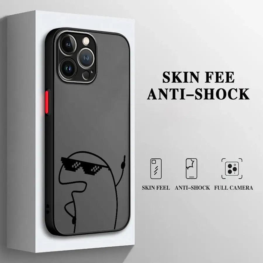iPhone Cartoon Matchman Silicone Case