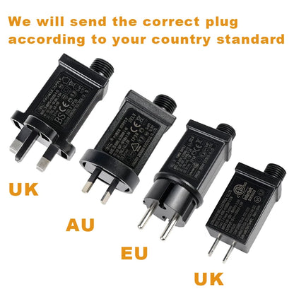 Stars Twinkle Christmas Garland String Lights