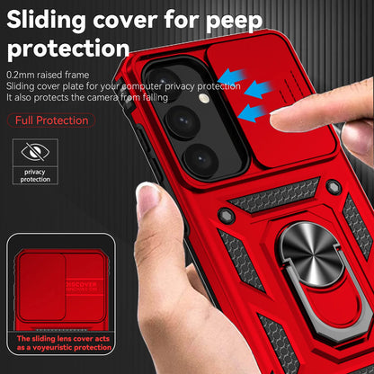 Luxury Armor Case for Samsung Galaxy S26 S25 Edge S24 S23 S22 S21 S20 S10 FE Ultra Plus Ring Holder Slide Lens Stand Phone Cover