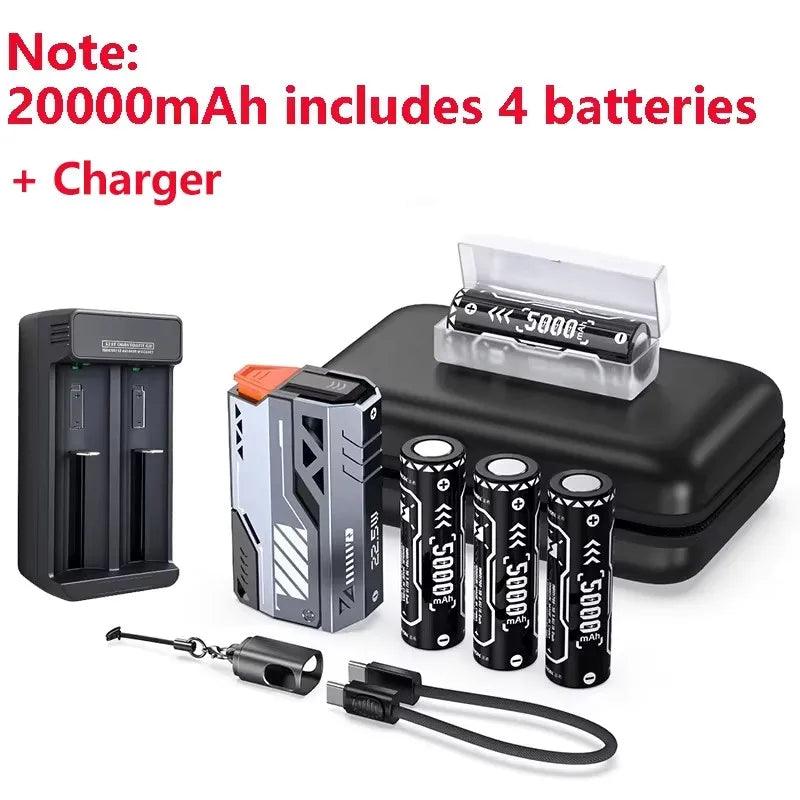 Vyvylabs 10000-50000mAh Detachable Power Bank 22.5W Fast Charger External Battery Removable Replaceable Battery For Mobile Phone