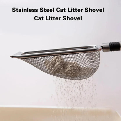 Stainless Steel Cat Litter Scoop - Urbizia