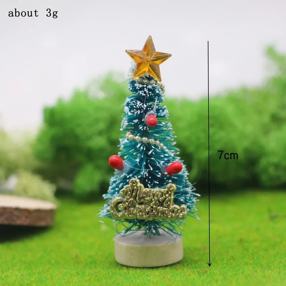 Decorated Mini Cedar Pine Christmas Tree