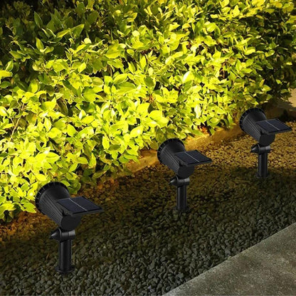 Garden 9 LED Solar Powered Light Adjustable Solar Spotlight Outdoor IP65 Waterproof Landscape Lamp Villa Night Decor Light