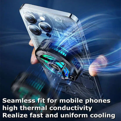 SL17 Magnetic & Clip 2-in-1 Semiconductor Phone Cooler Gaming Fan