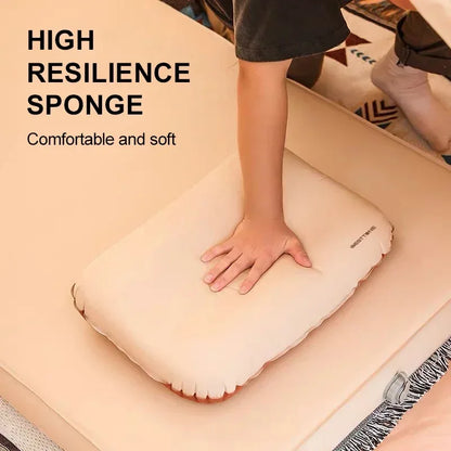 Westtune Camping Pillow Portable Self Inflating Sleeping Pillow 3D Ultralight Sponge Compact Pillow Outdoor Travel Neck Pillow