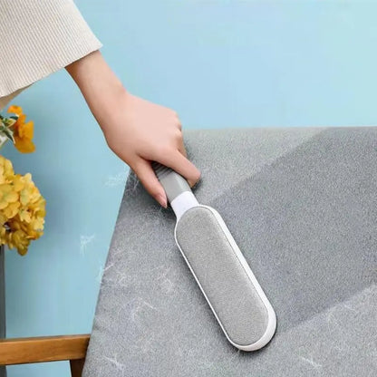 1PC Grey Clothes Lint Remover Brush, Reusable Pet Hair Remover for Clothing, Effective Fabric Shaver for Couch, Carpet, Curtain