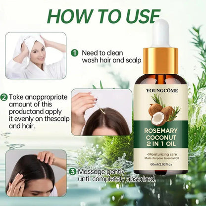 Rosemary Hair Oil for Growth & Scalp Nourishment