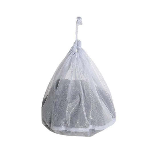 Nylon Mesh Laundry Bag - Adjustable Shoulder Strap, Drawstring Closure, Perfect for Dorms & Apartments