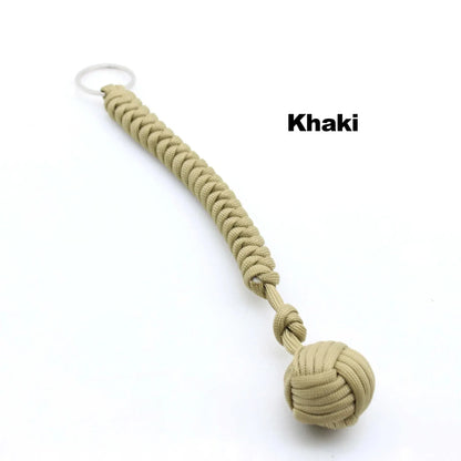 Paracord Monkey Fist Survival Keychain - Urbizia