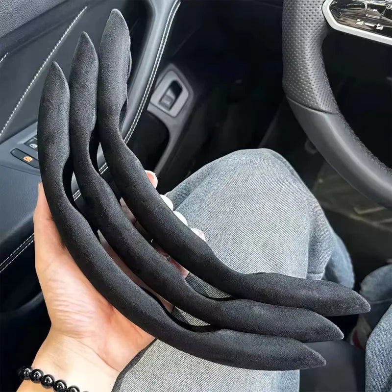 2026 2/3PCS Suede Universal 38CM Car Steering Wheel Booster Cover Non-Slip Auto Interior Steer Protector Decoration Accessories