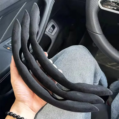 2026 2/3PCS Suede Universal 38CM Car Steering Wheel Booster Cover Non-Slip Auto Interior Steer Protector Decoration Accessories