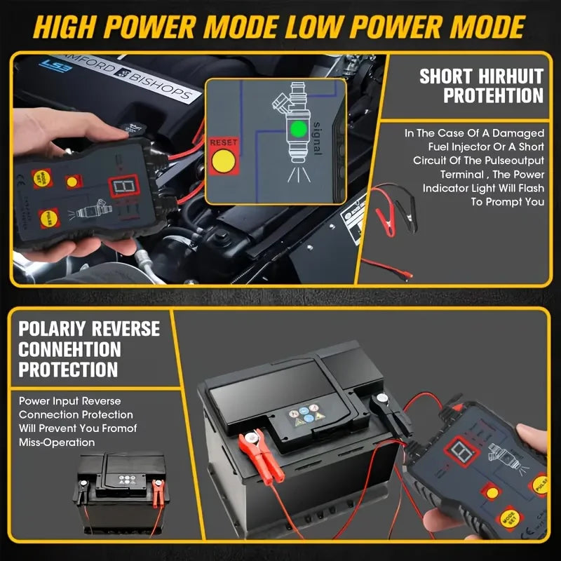 2026New ModelCNBJ-620 12V Automotive Fuel Injector Test Cleaning Equipment – Durable PVC Construction, Features 4 Pulse Settings
