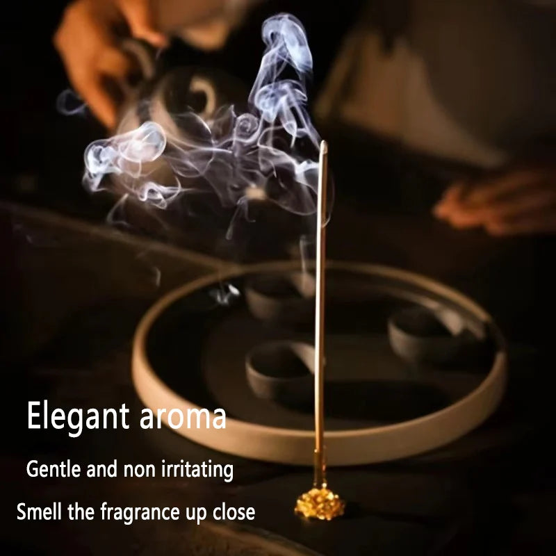 30 Sticks High-Grade Palo Santo Incense White Sage Cedar Coffee Home Fragrance Natural Aromatherapy Suitable for Yoga Meditation