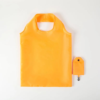 In The Case of Women's Solid-color Eco-friendly, Foldable and Reusable Shopping Bags for Polyester Travel Groceries