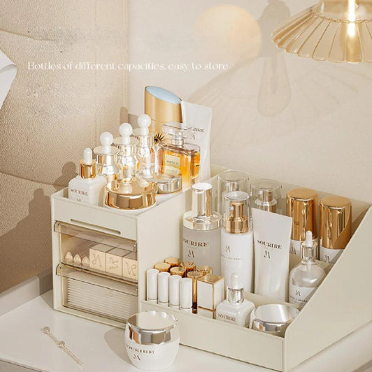 Transparent Drawer Makeup Organizer for Skincare Storage