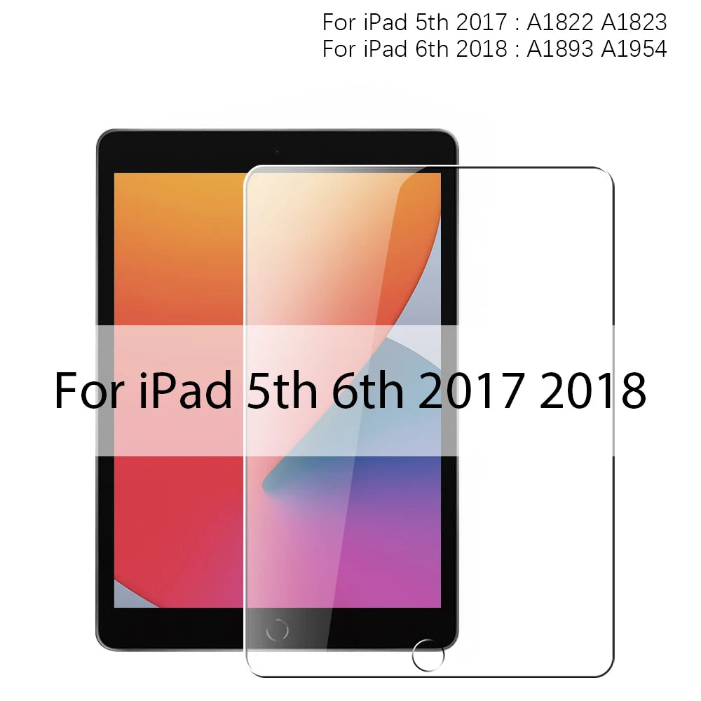 Tempered Glass For iPad 10th 9th Generation A16 Pro 12.9 11 13 2025 Screen Protector For ipad Air 4 5 Mini 6 7 7th 8th 10.2 Film
