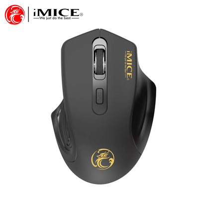Wireless Silent Mouse 2.4G USB Battery Optical Tracking Computer Mouse Receiver Silent Mouse For Business Office Laptop Ipad Mac