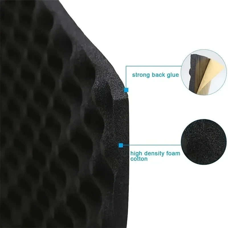 High-Density Self Adhesive Soundproofing Insulation Cotton Thickness Black Panels for Walls Soundproofing Insulation for Car