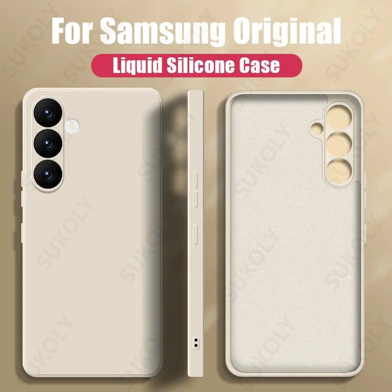 Luxury Liquid Silicone Case for Samsung Galaxy Series