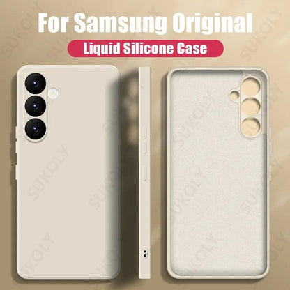 Luxury Liquid Silicone Case for Samsung Galaxy Series