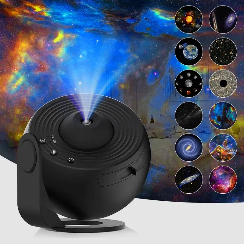 Night Light Galaxy Projector Starry Sky Projector 360° Rotate Planetarium Lamp For Kids Bedroom Valentines Day Gift Wedding Deco - Urbizia