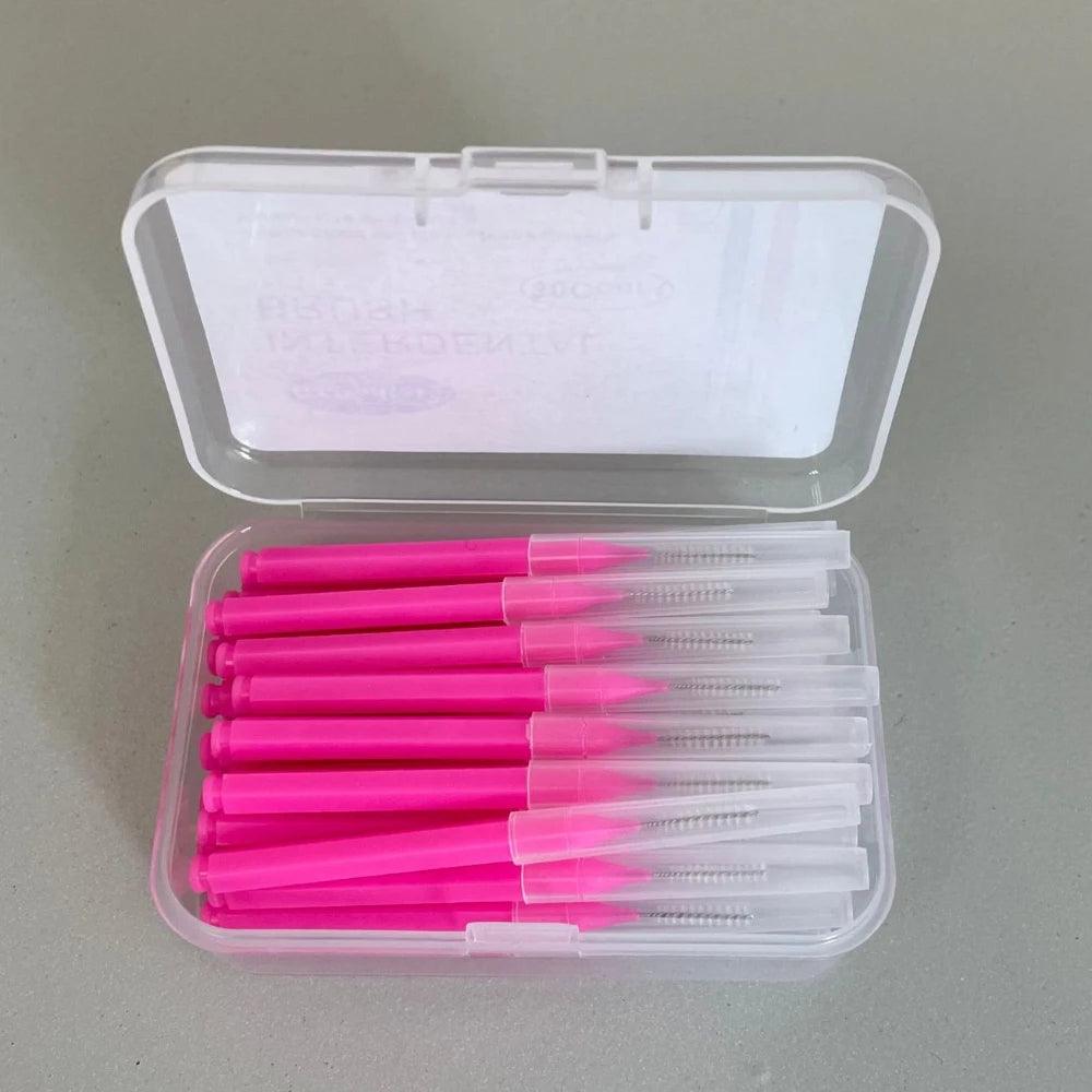 30Pcs Interdental Brushes Health Care Teeth Whitening Interdental Cleaners Orthodontic Dental Tooth Brush Oral Hygiene Tool