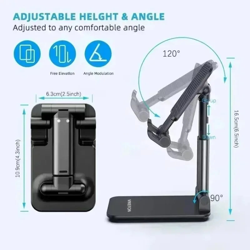 Flexible Adjustable Mobile Phone Holder Universal Foldable Tablet Desktop Mount Lazy Bracket For iPhone Samsung Xiaomi - Urbizia