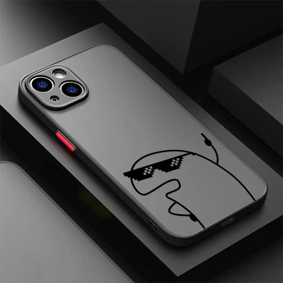 iPhone Cartoon Matchman Silicone Case