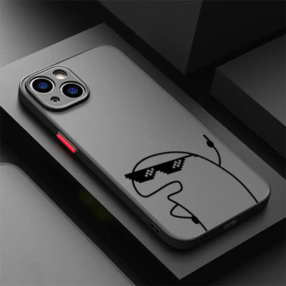 iPhone Cartoon Matchman Silicone Case