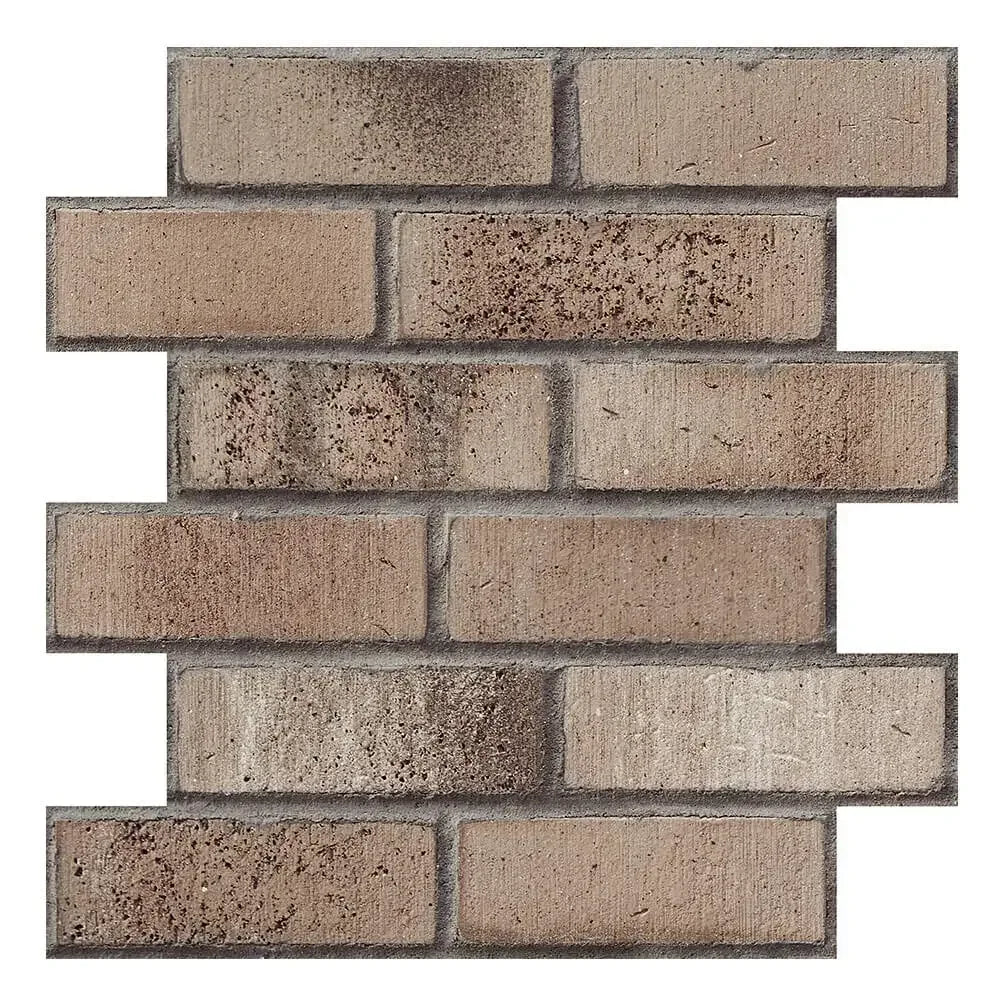 3D Wall Sticker Self-adhesive Faux Brick Wall Panel Peel and Stick Tile Backsplash for Kitchen Bedroom Waterproof Tile Sticker - Urbizia