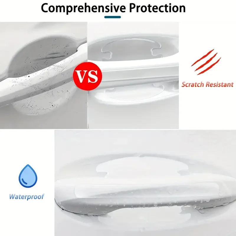Car Door Handle Scratch Protection Stickers – 8-Piece