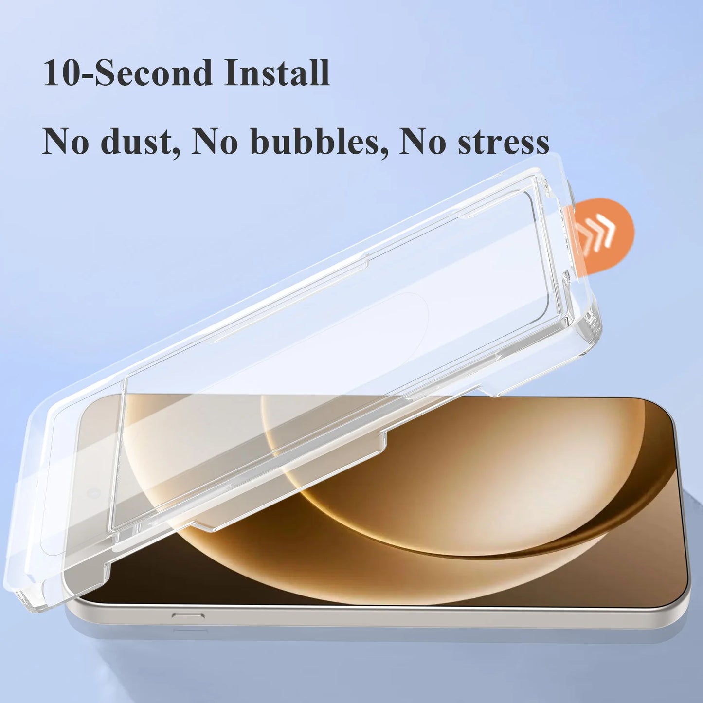 Lereach Tempered Glass Screen Protector for OnePlus 15/15R/Ace 6/Ace 6T with Dust-Free Positioning Box, Auto-Align, HD Clear