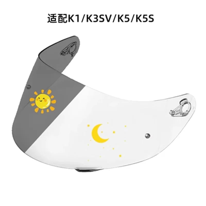 Helmet Visor for AGV K1 K5 K3SV Motorcycle Detachable Helmet Glasses Motorbike Helmet Lens
