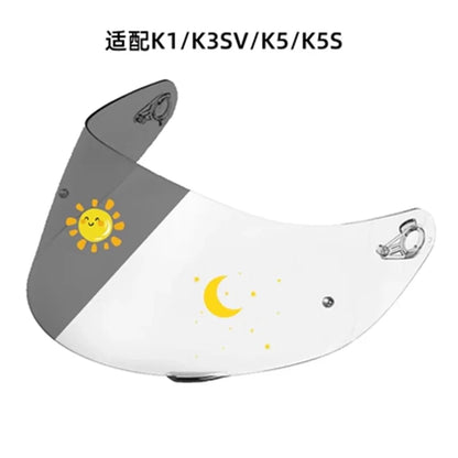 Helmet Visor for AGV K1 K5 K3SV Motorcycle Detachable Helmet Glasses Motorbike Helmet Lens