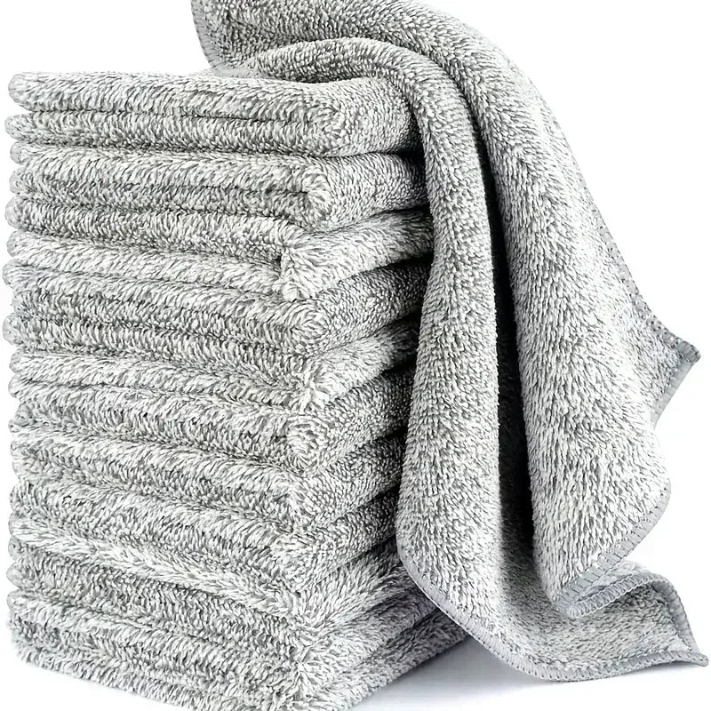 Thicken Microfiber Cleaning Cloths Lint Free Microfiber Cleaning Towel Cloths Reusable Cleaning Towels Absorbent for Car Window - Urbizia