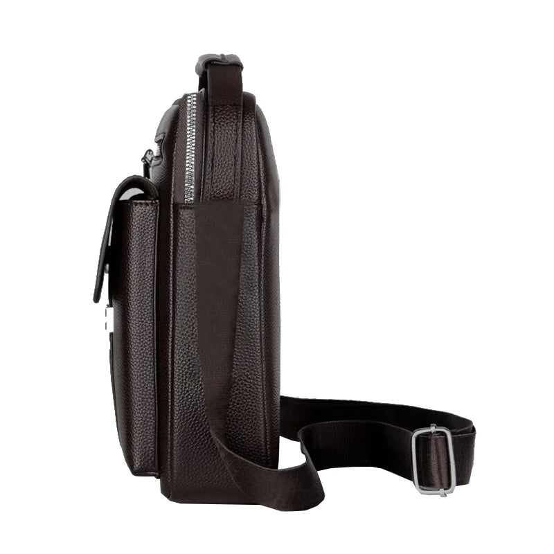 Everyday Versatile Rider Mini Leather Shoulder Bag Detachable Strap Portable Crossbody for Motorcycle Weekend Trips