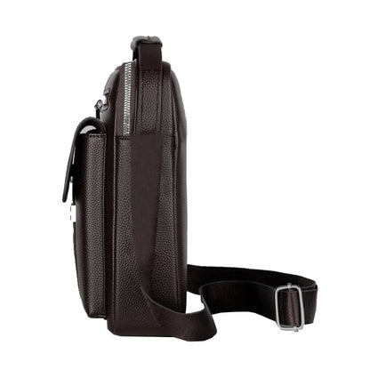 Everyday Versatile Rider Mini Leather Shoulder Bag Detachable Strap Portable Crossbody for Motorcycle Weekend Trips