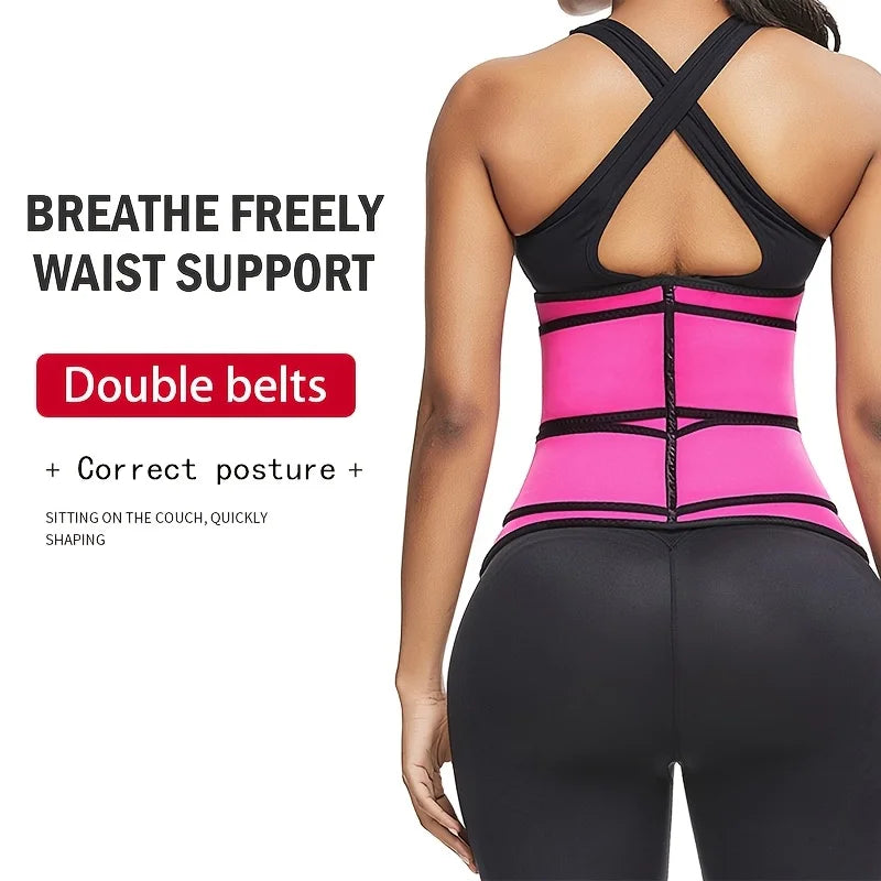 Adjustable Women's Waist Trainer Belt Postpartum Abdomen Tightening Buckle Closure Shapewear Comfortable Home Wear Underwear