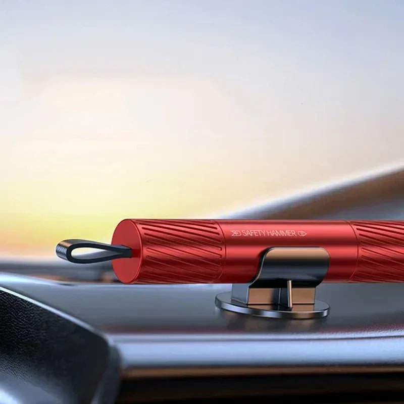 2025 New 2-in-1 Mini Car Safety Hammer Car Glass Window Breaker Escape And Rescue Tool With Seat Belt Cutting Tool Car Parts - Urbizia