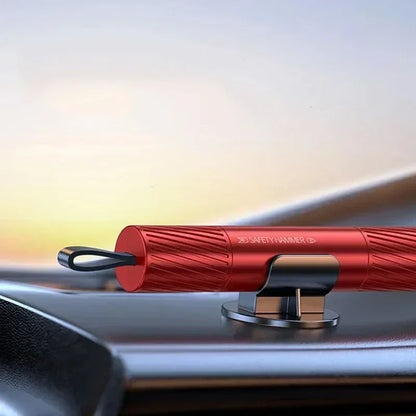 2025 New 2-in-1 Mini Car Safety Hammer Car Glass Window Breaker Escape And Rescue Tool With Seat Belt Cutting Tool Car Parts - Urbizia