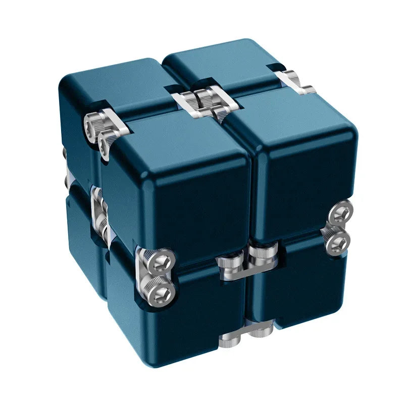 Metal Magnetic Pocket Cube 2x2 Puzzle Toy for Stress Relief