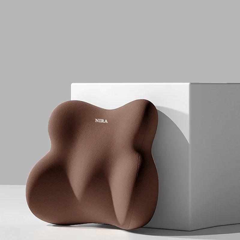 Memory Foam Car Neck Headrest and Lumbar Waist Support Pillow