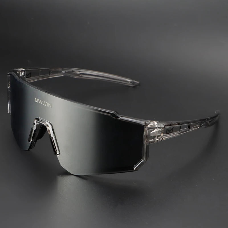MWWIN Fashion Cycling Glasses Sunglasses for Men UV400 Women Bike Eyewear Road Bicycle Driving Outdoor Sport Marathon Triathlon